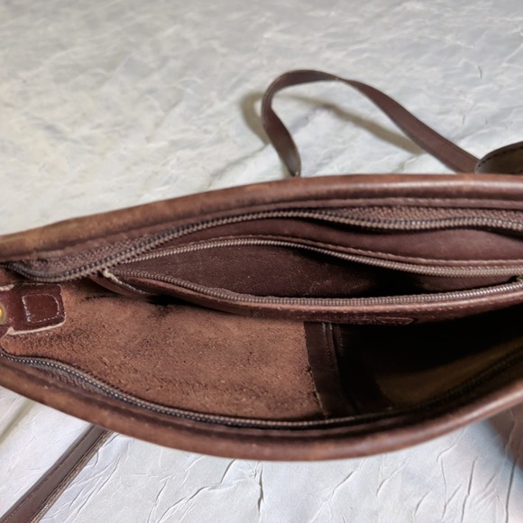 Vintage Coach MacDougal Bag Crossbody Brown Leather Purse Luxury B8C B4107 - Picture 10 of 11